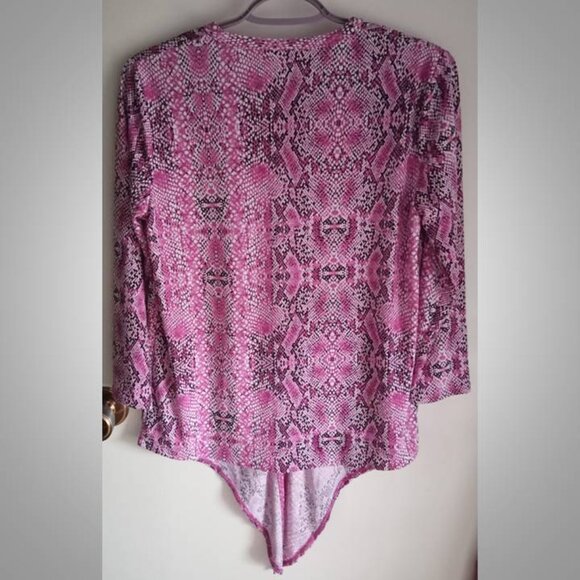 ❤️Dana Buchman tie front top size small. 111225 - Picture 2 of 4